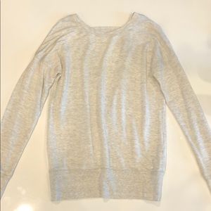 Athleta yoga top long sleeve with open back